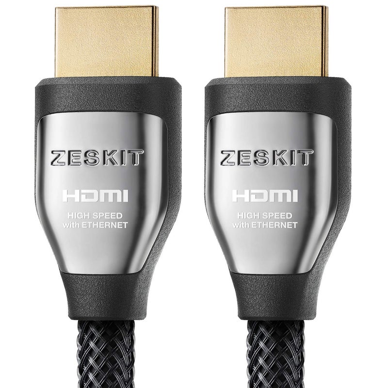 Zeskit Cinema Plus 4K 10ft High Speed with Ethernet 22.28Gbps HDMI 2.0b Cable, Compatible with Dolby Vision 4K 60Hz HDR ARC 4:4:4 HDCP 2.2 - Image 1